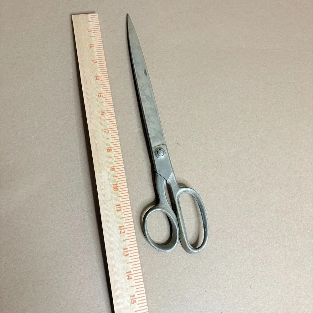 Vintage Clauss USA No 3754 Industrial Tailor Shears Scissors